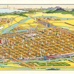 鳥観図のレプリカ　オーダーサイズで販売いたします！の画像