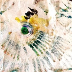 🎨美大で培った知識と技術でレッスン【✨スポンジングであそぼう✨】こどものアトリエ🎨の画像