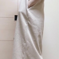 【汚れあり】Sサイズ 裏起毛ジャンパースカート オフホワイトの画像
