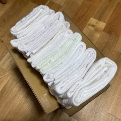 ［定型文お断り］中古 白いバスタオル9枚