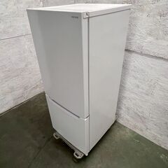 【YAMADA】ヤマダ REFAGE ノンフロン冷凍冷蔵庫 2ドア 117L 冷蔵87L 冷凍30L YRZ-C12L 動作確認済 生活家電 2023年製 N0803の画像