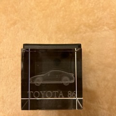 トヨタ86 3D クリスタルペーパーウェイト TOYOTAの画像