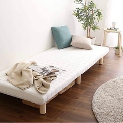 【未使用】＊ニトリ＊高反発ウレタン脚付きマットレス スモールシングル