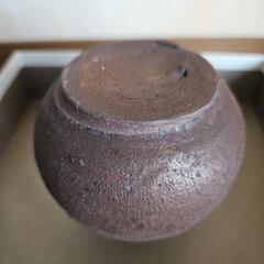 陶器 一輪挿し 花器 花瓶 花入 焼き物 野花 置物 インテリア 素朴 茶道の画像