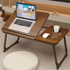 折畳みテーブル テーブル ローテーブル 机 PCデスク 0°~3...
