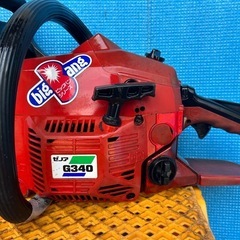 ゼノア　チェンソー  G340AV 33.3ccミドルクラス　軽量 コンパクトソー 切断機　山師　倒木　エンジンチェンソー チェーンソー　ビッグバンシリーズ　動画ありの画像