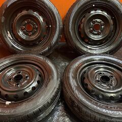 【DUNLOP EC300+ 155/70R13】夏タイヤ【スチ...