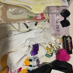 靴下 ポーチ ヘアブラシ