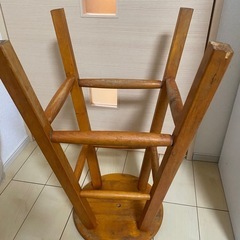 北欧　チェア　椅子　ウッド ハイスツールの画像