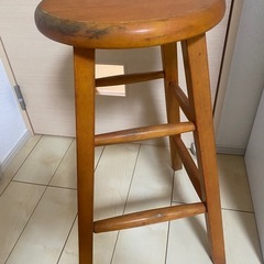 北欧　チェア　椅子　ウッド ハイスツール