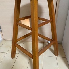 北欧　チェア　椅子　ウッド ハイスツールの画像