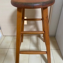 北欧　チェア　椅子　ウッド ハイスツールの画像