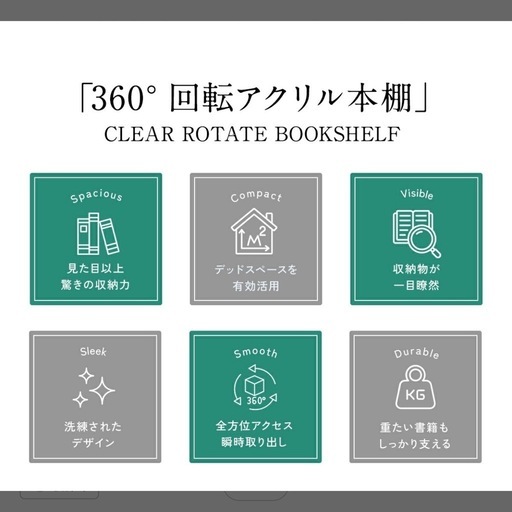 回転式本棚 絵本棚 回転式 本棚 スリム おしゃれ 漫画 本 収納 絵本ラック コミックラック コミック棚  回転ラック 3