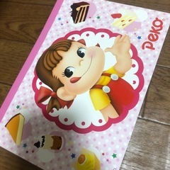 不二家　ノベルティバースデーノート　ぬりえ付