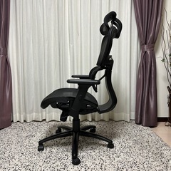 メッシュチェア　オフィスチェア　リクライニング　ゲーミングチェア　椅子　イス　チェアの画像