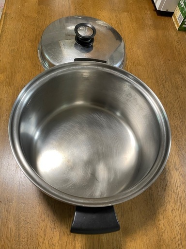 アムウェイクイーン18/8 ステンレス両手鍋27cm (yama130) 西片上