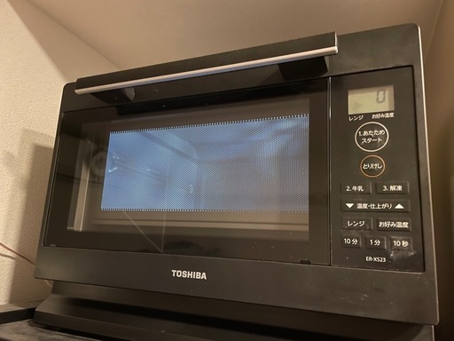 TOSHIBA 家庭用電子レンジ ER-XS23(K) 2024年製 注文