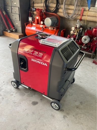 HONDA EX22 未使用 発電機 タイヤ付き