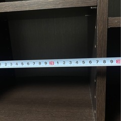 【5月下旬まで】ニトリ 書棚 グレン BS18120 ダークブラウンの画像