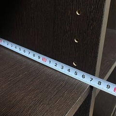 【5月下旬まで】ニトリ 書棚 グレン BS18120 ダークブラウンの画像