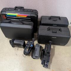 ビデオカメラ 複数セット 付属品ハードケース有り