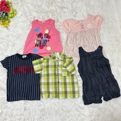  【90〜95cm 春夏キッズ服 まとめて】Tシャツ・チュニック...