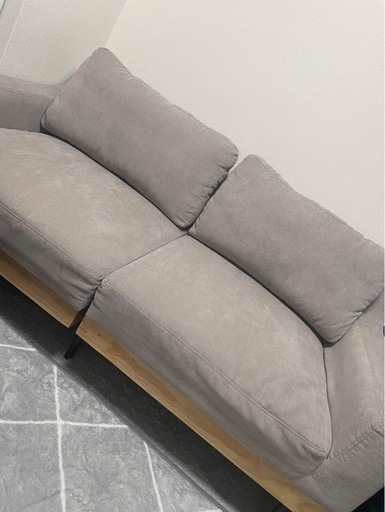 RASIK(ラシク) ショップ ソファー 2.5人掛 コーデュロイグレージュ