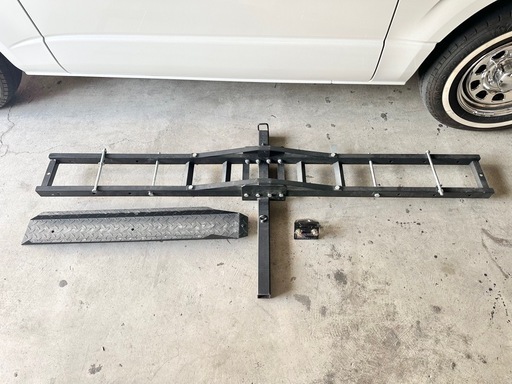 激レアヒッチメンバー取り付け用バイクキャリア引取限定品