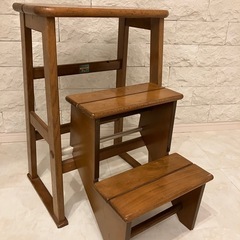 安定感あり⭐︎木製踏み台
