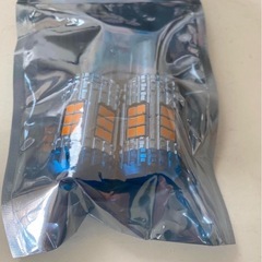 S25 アンバー 抵抗内蔵 LEDバルブ 2球4400ml
