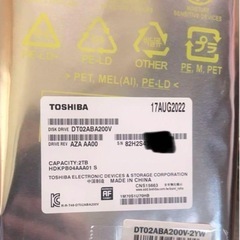 東芝 内蔵HDD 3.5インチ 2TB TV録画モデル DT02...