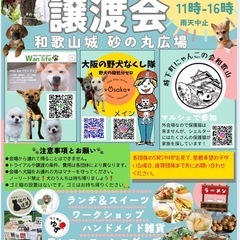 〜第4回 〜🐶🏯🌸保護犬の譲渡会in和歌山城🌸🏯🐶🌟