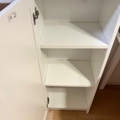 IKEA 白い棚の画像