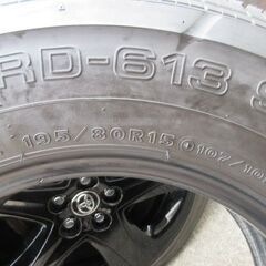 ハイエース・キャラバンに！BS製 195/80R15 ②の画像