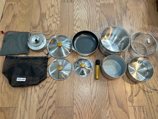 ユニフレーム fan5duo +山ケトル700セット 値下げ】ユニフレーム