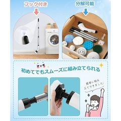 お掃除ポリッシャー 新品 電動 防水 替えブラシ8個 大容量バッテリー 軽量 パワフルの画像