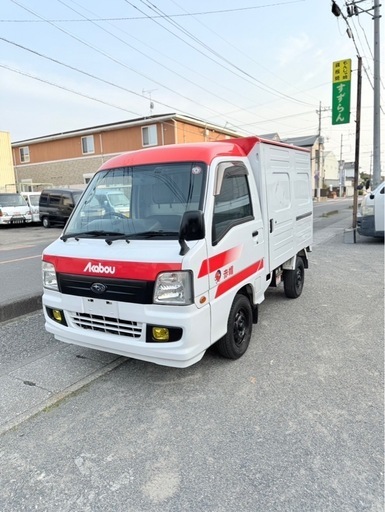 スバルサンバー赤帽パネルバンハイルーフ4WD(パート) 5速マニュアル