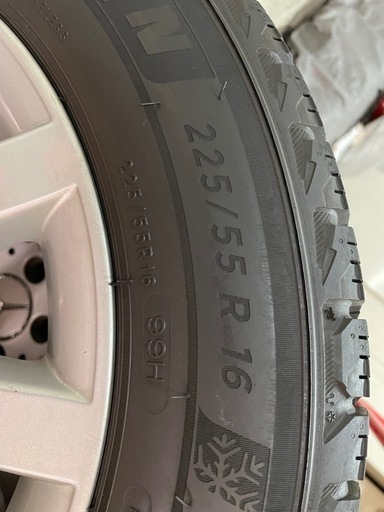 ミシュランX-ICE SNOW 225/55R16 ベンツW211純正ホイール
