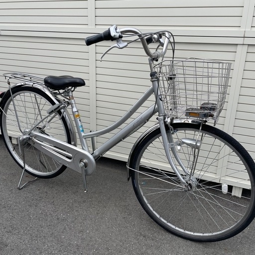 週間売れ筋 都内/千葉】ママチャリ 26インチ3段変速/鍵/カゴ/オートライト付 自転車本体