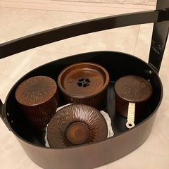 昭和レトロ⭐︎茶器セット⭐︎お盆つき