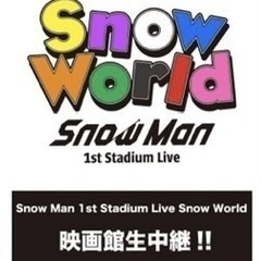 Snow Man 1st Stadium Live Snow W...