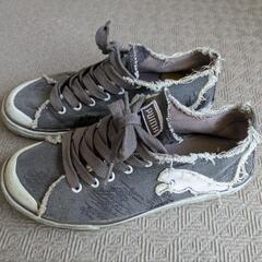 25.5cmダメージ加工 メンズスニーカー PUMA