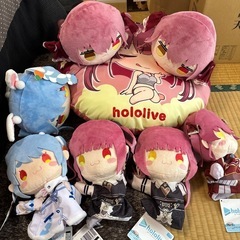 ホロライブ　大型クッション　ビジュアルボード　 ぬいぐるみセット