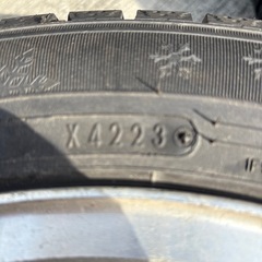 2023年製造スタッドレスタイヤ　155/65/14 バリ溝　の画像