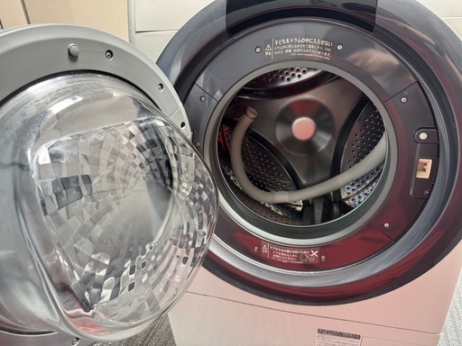 SHARP シャープ ドラム式電気洗濯乾燥機 ES-S7D-WL 2019年製