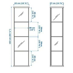 今月まで出品‼️IKEA DETOLF ガラスケースの画像