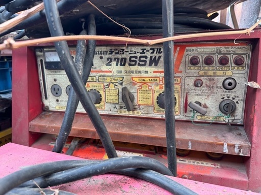デンヨーニューエーブル270ssw 溶接機