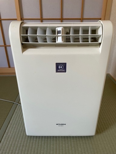 【日本製】 2011年製MITSUBISHI 三菱 (カフェラテ 衣類乾燥除湿機 MJ-80EX-W 除湿機・乾燥機