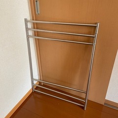 バスタオルハンガー（収納折畳可）の画像