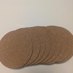 コースター新品10枚（コルク製）の画像